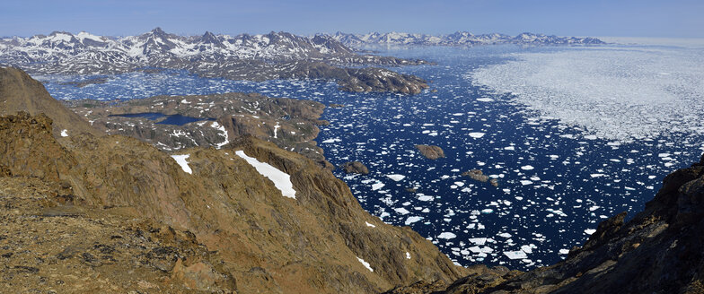 Grönland, Ostgrönland, Ammassalik und Kulusuk Island, Eisberge und Packeis, Treibeis - ESF01595