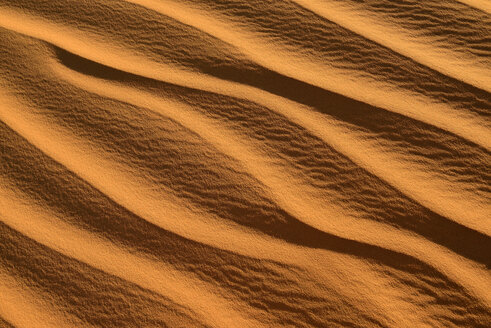 Afrika, Algerien, Sahara, Rippelmarken, Textur auf einer Sanddüne - ESF01606
