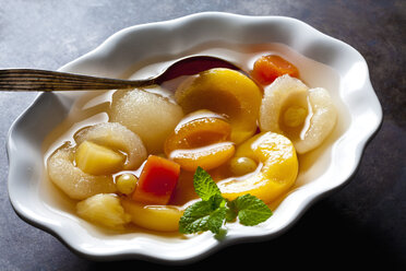 Preserved fruit salad in bowl - CSF29165