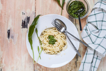 Bavette mit hausgemachtem Bärlauchpesto - SBDF03570