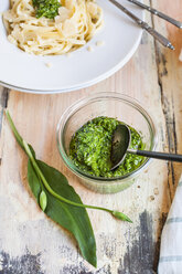 Bavette with home-made wild ramson's pesto - SBDF03572