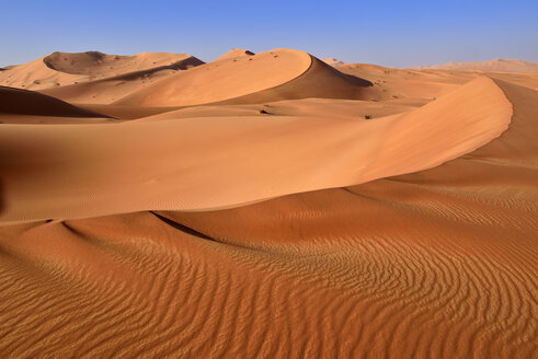 Oman, Dhofar, Sanddünen in der Wüste Rub al Khali - ESF01628