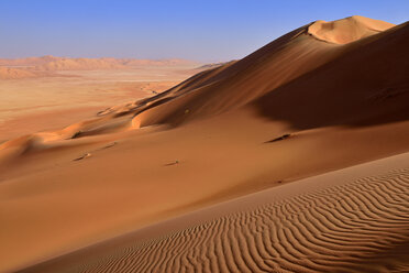 Oman, Dhofar, Sanddünen in der Wüste Rub al Khali - ESF01629