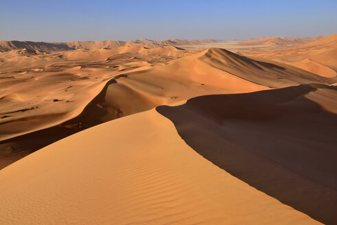 Oman, Dhofar, Sanddünen in der Wüste Rub al Khali - ESF01630
