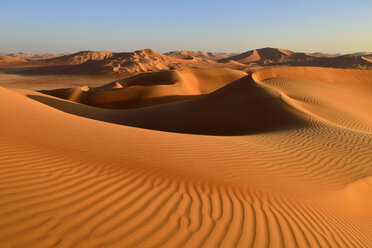 Oman, Dhofar, Sanddünen in der Wüste Rub al Khali - ESF01632