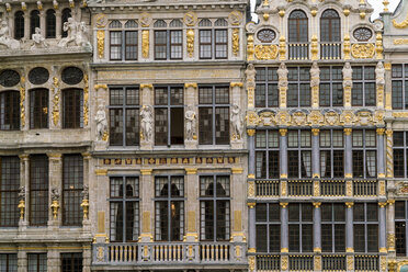 Belgien, Brüssel, Grote Markt, Teil einer Fassade - TAMF01071