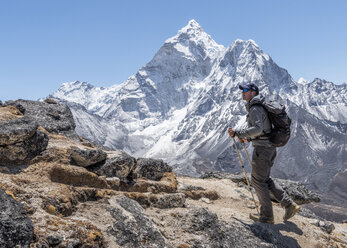 Nepal, Solo Khumbu, Everest, Bergsteigerwanderung am Dingboche - ALRF01057