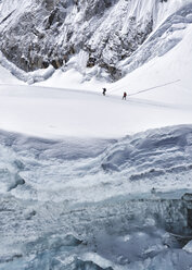 Nepal, Solo Khumbu, Everest, Mountaineers at Western Cwm - ALRF01146