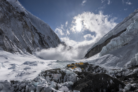 Nepal, Solo Khumbu, Everest, Westlicher Cwm, Lager 2, lizenzfreies Stockfoto