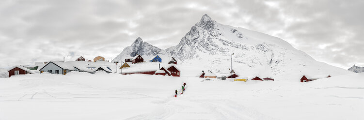 Grönland, Schweizerland Alpen, Kuummiit, Skitourengeher - ALRF01210