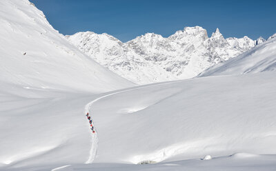 Grönland, Schweizerland Alpen, Kulusuk, Tasiilaq, Skitourengeher - ALRF01211