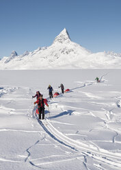 Grönland, Schweizerland Alpen, Kulusuk, Tasiilaq, Skitourengeher - ALRF01216