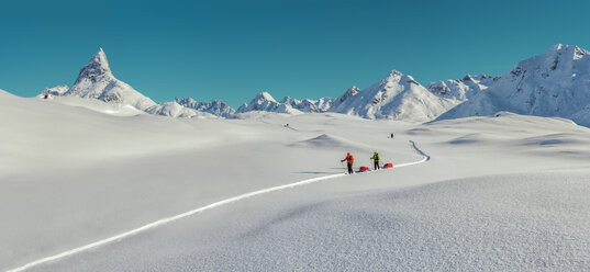 Grönland, Schweizerland Alpen, Kulusuk, Tasiilaq, Skitourengeher - ALRF01219