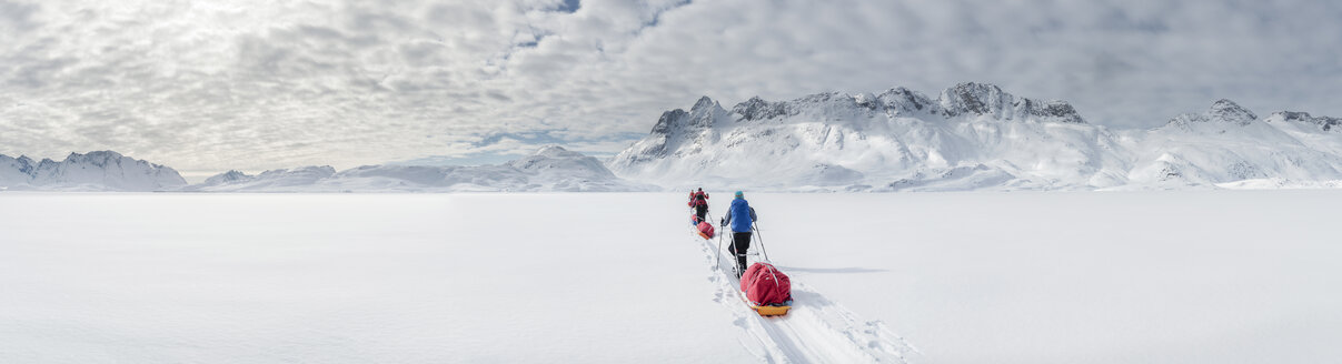 Grönland, Schweizerland Alpen, Kulusuk, Tasiilaq, Skitourengeher - ALRF01220