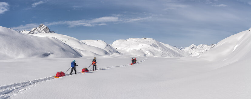 Grönland, Schweizerland Alpen, Kulusuk, Tasiilaq, Skitourengeher - ALRF01224