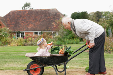 Grandfather and Granddaughter - CUF01258