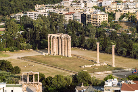 Griechenland, Athen, Tempel des Olympischen Zeus, lizenzfreies Stockfoto