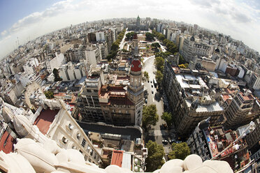Stadtbild vom Palacio Barolo, Buenos Aires, Argentinien - ISF00343