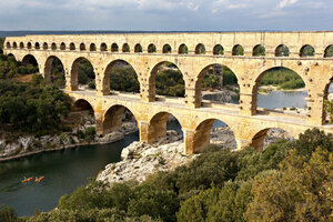 Pont du gard, nimes, provence, frankreich - ISF00807