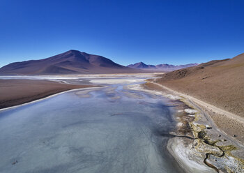 Blick auf die Landschaft, Salar de Chalviri, Chalviri, Oruro, Bolivien, Südamerika - CUF02310