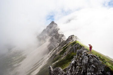 Austria, Salzburg State, Filzmoos, Female hiker - HHF05554