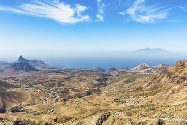 Blick von der Serra da Malagueta auf den Vulkan Fogo Island, Santiago, Kap Verde, Afrika - CUF03577