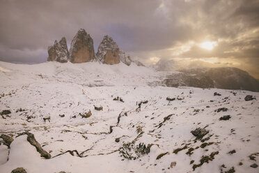 Tre Cime di Lavaredo area, South Tyrol, Dolomite Alps, Italy - CUF03864