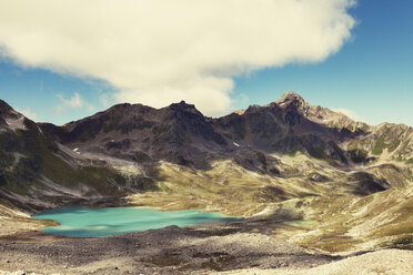 Bergkette, Davos, Graubünden, Schweiz - CUF03918