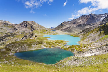 Bergkette, Davos, Graubünden, Schweiz - CUF03919