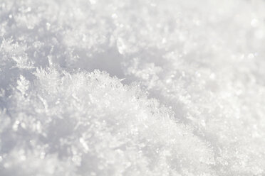 Close up of snow ice crystals - CUF07318