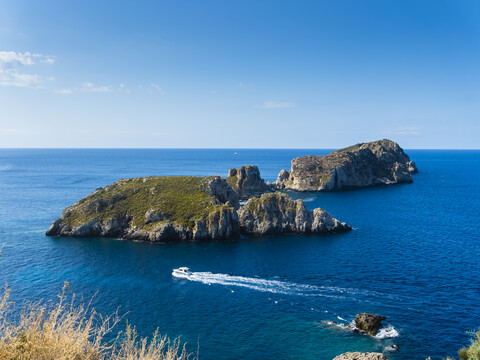 Spanien, Balearische Inseln, Mallorca, Isla Malgrats, lizenzfreies Stockfoto