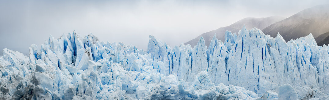 Panoramablick auf den Perito-Moreno-Gletscher, Los Glaciares-Nationalpark, Patagonien, Chile - CUF08029