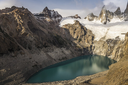 Laguna Sucia und Fitz Roy-Gebirge im Nationalpark Los Glaciares, Patagonien, Argentinien - CUF08044