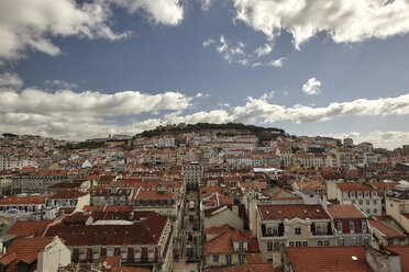 View towards Sao Jorge Castle, Lisbon, Portugal - CUF08176