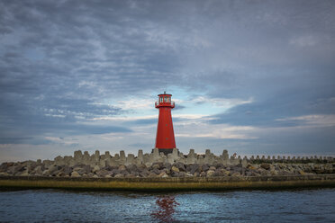 Poland, Gdansk Bay, view to old lighthouse - HAMF00270