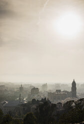 Elevated view of Malaga, Spain - CUF09434