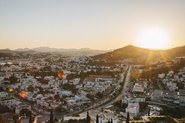 View of town, Bodrum, Mugla, Turkey - CUF09539