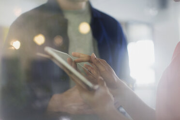 Close up businesswoman using digital tablet - CAIF20608