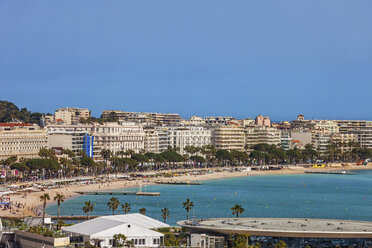 Frankreich, Cannes, Côte d'Azur, Französische Riviera, Blick auf den Strand - ABOF00354