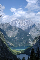 Deutschland, Bayern, Berchtesgadener Alpen, Koenigssee, Obersee, Watzmann - HAMF00304
