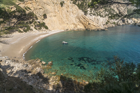 Spain, Balearic Islands, Victoria peninsula, Alcudia, Platja des Coll Baix beach and bay - PCF00364