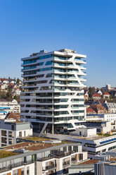 Deutschland, Stuttgart, Wohnturm Cloud No. 7 - WDF04667