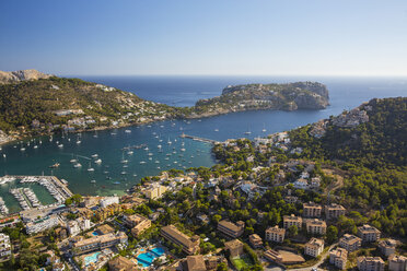 Aerial view of Port d'Andratx, Majorca, Spain - CUF13145