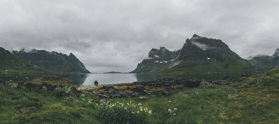 Norwegen, Lofoten, Moskenesoy, Kjerkefjord - GUSF00841