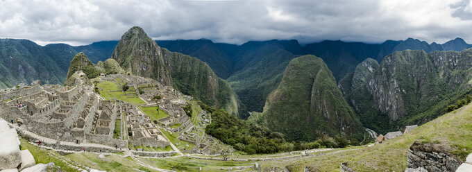 Aussicht von der Wanderung auf den Berg Machu Picchu, Cusco, Peru, Südamerika - ISF03074
