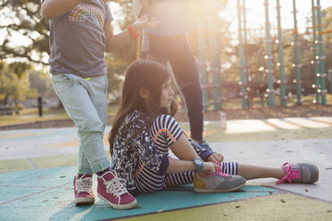 Children resting in playground - ISF03579
