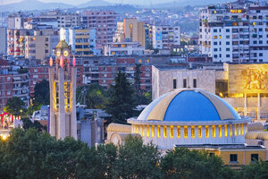 Albanien, Tirana, Auferstehungskathedrale, albanisch-orthodoxe Kirche - SIEF07769