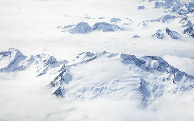 Luftaufnahme der Schweizer Alpen, Interlaken, Bern, Schweiz, Europa - ISF05634
