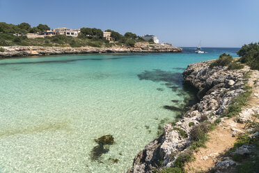 Spain, Baleares, Mallorca, Portocolom, Cala Marcal, bay - PCF00372