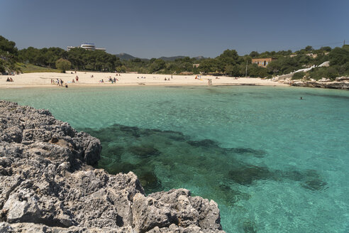 Spain, Baleares, Mallorca, Portocolom, Cala Marcal, beach - PCF00373